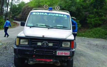 एम्बुलेन्समा साइरन बजाउँदै यात्रु ओसार्दै, प्रहरीले गर्‍यो कारबाही